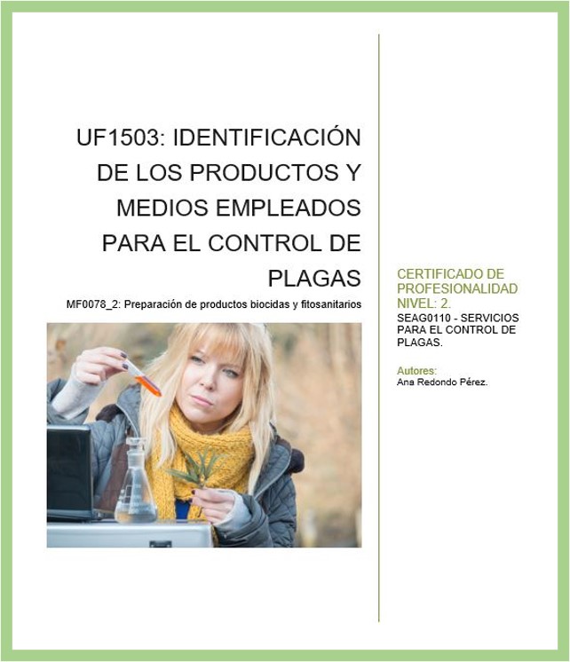 Uf Identificaci N De Los Productos Para El Control De Plagas